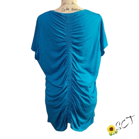 STYLE & CO - 1X Aqua Blue 🦋 Blouse - Picture 2 of 4